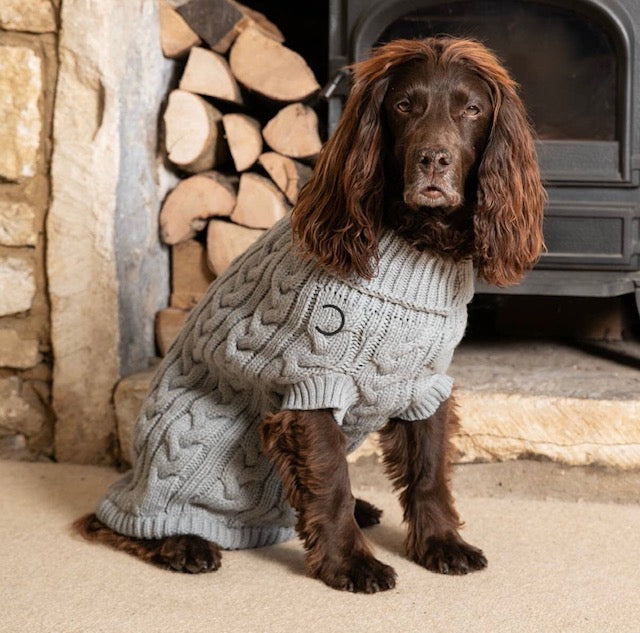 Hugo and Hudson Soft Cable Knit Jumper